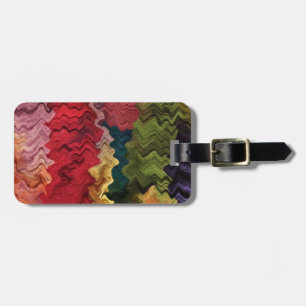 Abstracte Bagagelabels voor kleurrijke verbinding