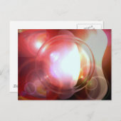 Abstracte bal briefkaart (Voorkant / Achterkant)