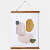 Abstracte balanceerstenen hangend wandkleed (Voorkant 2)