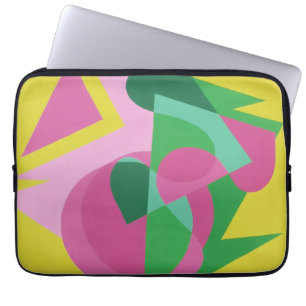 Abstracte Balansacte Laptophoes – Multicolor Laptop Sleeve