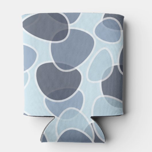 Abstracte band vormontwerp blikjeskoeler (Achterkant)