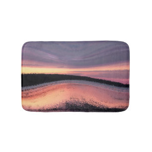 Abstracte Bath Mats voor Sunset Ocean Wave Badmat