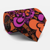 Abstracte Batik Mannen Mode Necktie Stropdas (Opgerold)