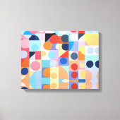 Abstracte Bauhaus geometrische kunst Canvas Afdruk (Voorkant)