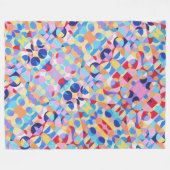 Abstracte Bauhaus geometrische kunst Fleece Deken (Voorkant (Horizontaal))
