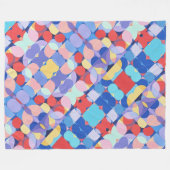 Abstracte Bauhaus geometrische kunst Fleece Deken (Voorkant (Horizontaal))