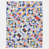 Abstracte Bauhaus geometrische kunst Fleece Deken (Voorkant)