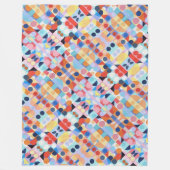 Abstracte Bauhaus geometrische kunst Fleece Deken (Voorkant)