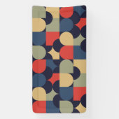 Abstracte Bauhaus-stijl Spandoek (Verticaal)