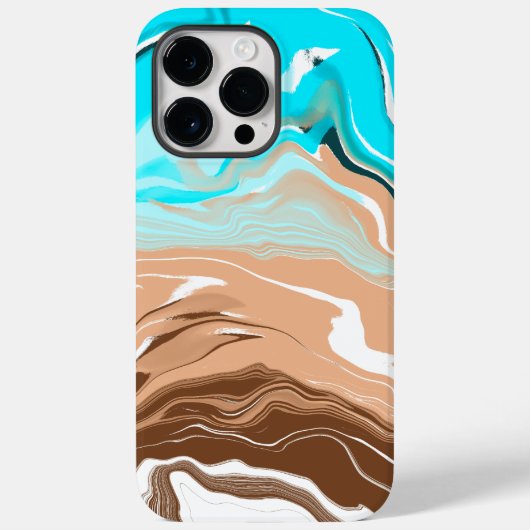 Abstracte Beach Fluid Art Case-Mate iPhone Case (Achterkant)