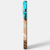 Abstracte Beach Fluid Art Case-Mate iPhone Case (Achterkant / Links)