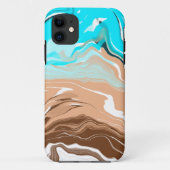 Abstracte Beach Fluid Art Case-Mate iPhone Case (Achterkant)