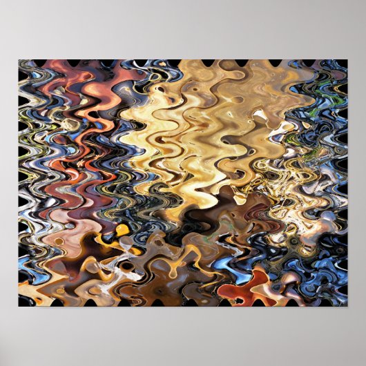 ABSTRACTE BEACH POSTER (Voorkant)