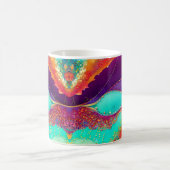  Abstracte Beachy Art Koffiemok (Center)