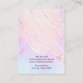 abstracte beeldschermkaart visitekaartje (Achterkant)