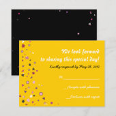 ABSTRACTE BEHANDELING VAN LIFE Bat Mitzvah Uitnodi Kaart (Voorkant / Achterkant)