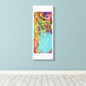 Abstracte bekabeling canvas afdruk (Insitu (Houten vloer))