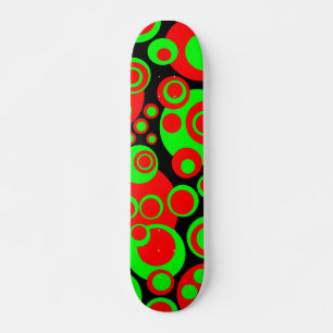 Abstracte bellen 01 - Retro Skateboard