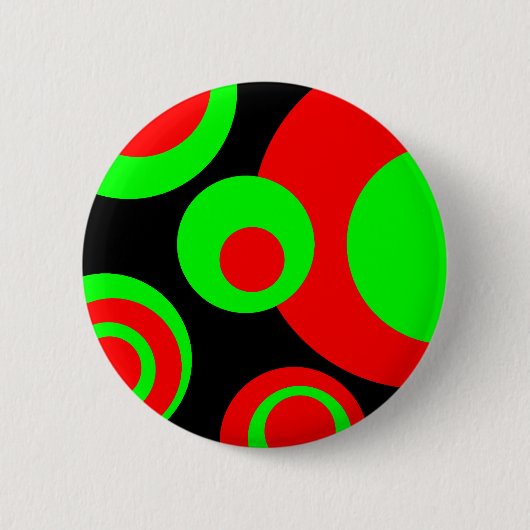 Abstracte bellen 01 ronde button 5,7 cm (Voorkant)