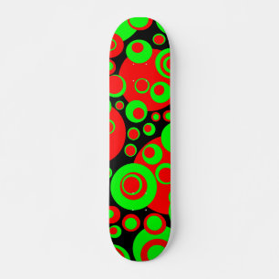 Abstracte bellen 02 - Retro Skateboard
