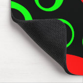 Abstracte bellen 02 - V2 Muismat (Hoek)