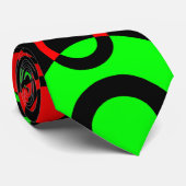 Abstracte bellen 05 stropdas (Opgerold)