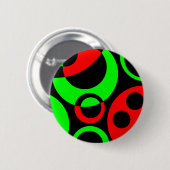 Abstracte bellen 06 ronde button 5,7 cm (Voorkant /achterkant)