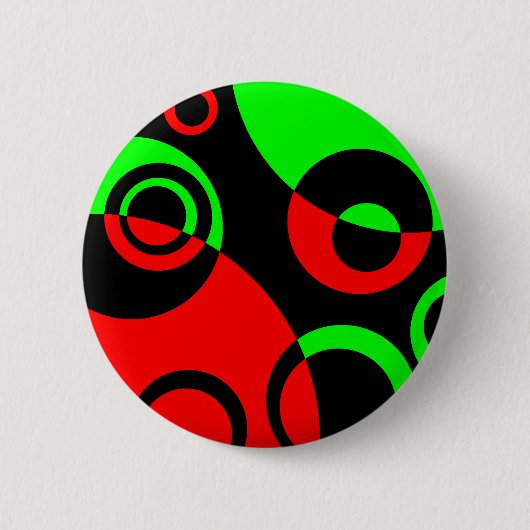 Abstracte bellen 07 ronde button 5,7 cm (Voorkant)