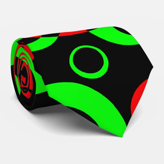 Abstracte bellen 12 stropdas (Opgerold)