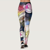 Abstracte belletjes leggings (Achterkant)