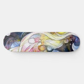 Abstracte belletjes skateboard (Horizontaal)