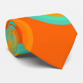 Abstracte belletjes stropdas (Opgerold)