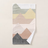 Abstracte bergen bad handdoek (Handdoek)