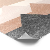 Abstracte bergen poster (Hoek)