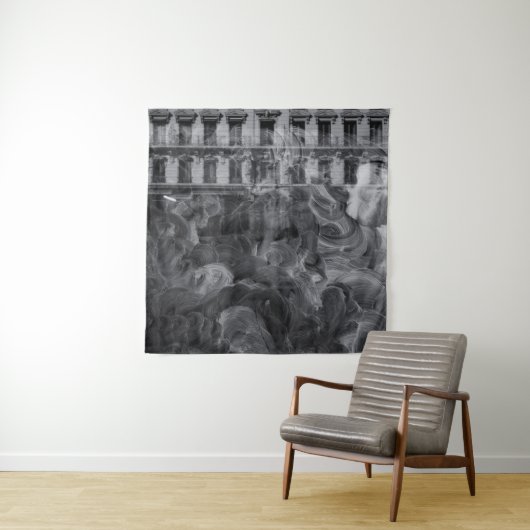 ABSTRACTE BETALING WANDKLEED (In situ)