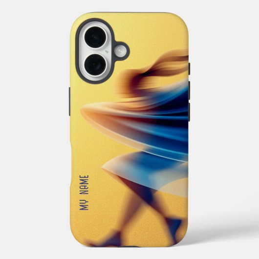 Abstracte bewegingsonscherpte Case-Mate iPhone case (Achterkant)