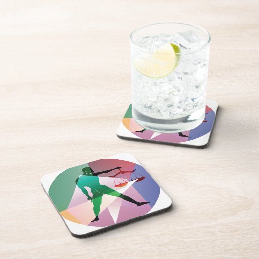 abstracte bil drankjes onderzetter (Rechterzijde)