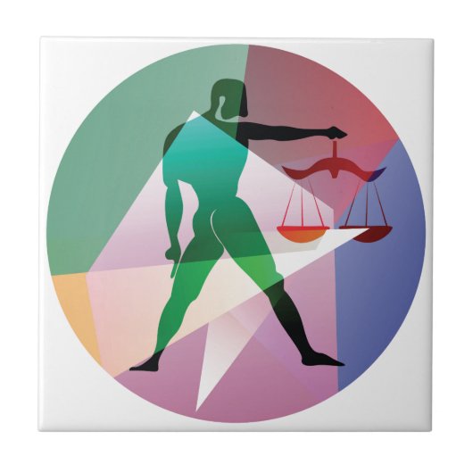 abstracte bil tegeltje (Voorkant)