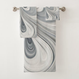 Abstracte bladeren 2 badhanddoeken bad handdoek