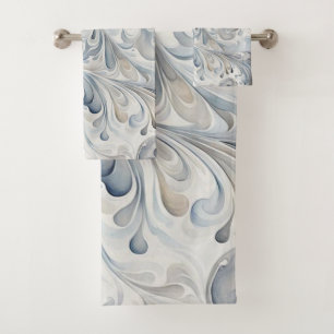 Abstracte bladeren badhanddoeken bad handdoek