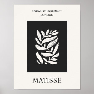 Abstracte bladeren Cutouts Matisse minimalistische Poster