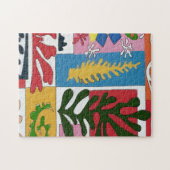 Abstracte bladeren, indrukwekkende stijl legpuzzel (Horizontaal)