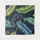 Abstracte bladeren: veelhoekige lijn naadloos. wandkleed (Voorkant)