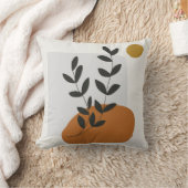 Abstracte bladillustratie kunst kussen (Deken)