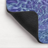 Abstracte blauw- en violetzout muismat (Hoek)