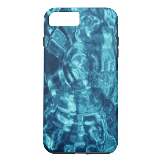 Abstracte blauw water rimpelingen Case-Mate iPhone case (Achterkant)