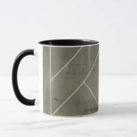 Abstracte blauwdruk met geometrische vormen
