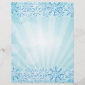 Abstracte blauwe achtergrond Vector Grafische snee Flyer (Achterkant)