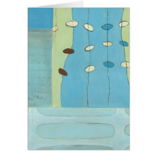 Abstracte blauwe eierparade