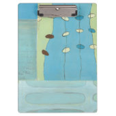 Abstracte blauwe eierparade klembord (Voorkant)